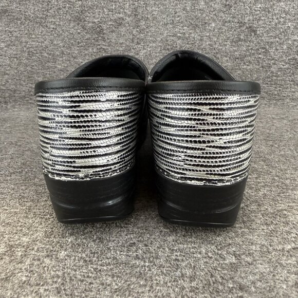 ✅Dansko Professional Clogs Striped Patent Leather Comfort Shoes Women’s 9.5/40 - Picture 8 of 10